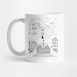 Dublin Ireland Vintage Hand Drawn City Sketch Mug